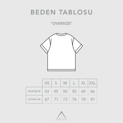 Oversize Tişört - Antrasit