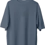 Oversize Tişört - Mavi