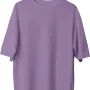 Oversize Tişört - Mor