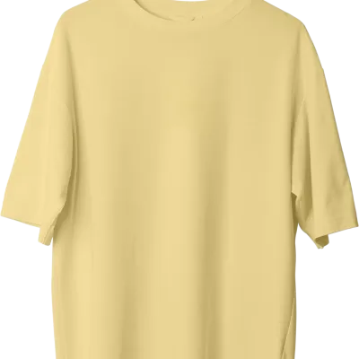 Oversize Tişört - Sarı