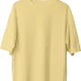 Oversize Tişört - Sarı