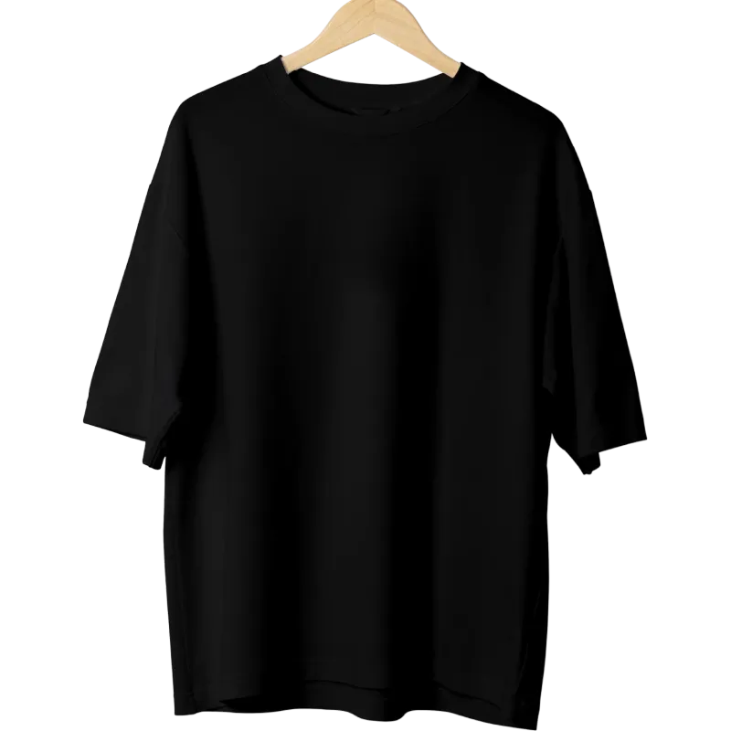 Oversize Tişört - Siyah